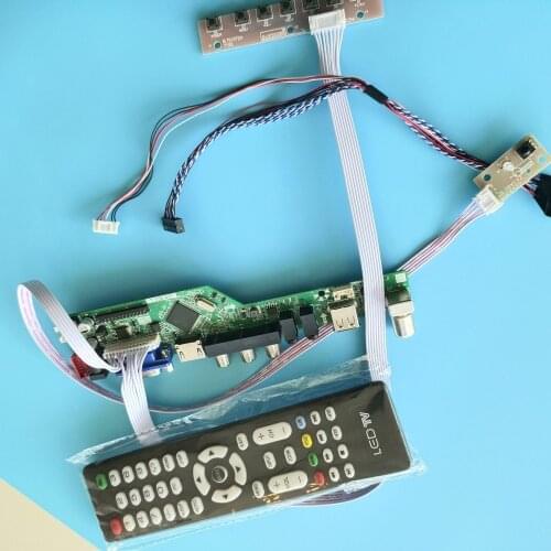 Kit for LP133WX2 TL Audio AV 40pin 1280x800 TV monitor VGA LCD LVDS HDMI USB Controller board Display LED remote panel Screen