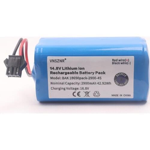 14.8V 2900mah Lithium Battery 4s 3.7v li-ion Pack 2900mah for Corvos,CEN360/361,Automatic Vacuum Cleaner Sweeping Robot Battery