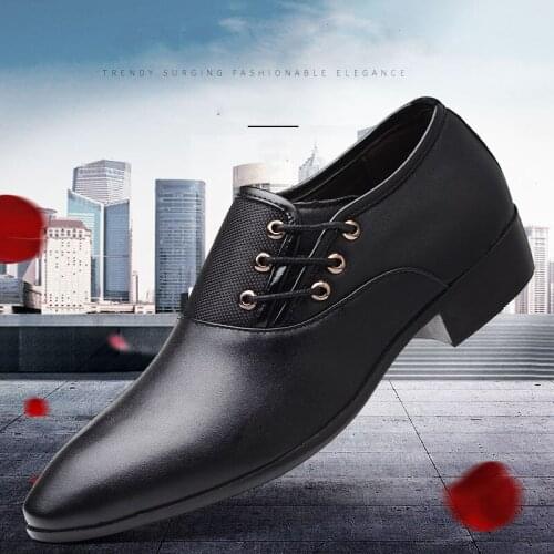 Loafers Men Leather Dress Shoes Brand Coiffeur Formal Shoes Men Office Classic Shoes Men Elegant Big Size Sepatu Slip On Pria