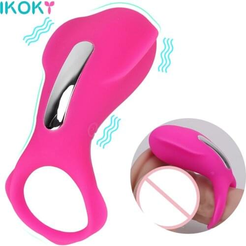 Cock Rings Vibrator Prostate Massager Sex Toys for Men Penis Vibration Ring Sex Nipple Vibrator Clitoris Stimulator