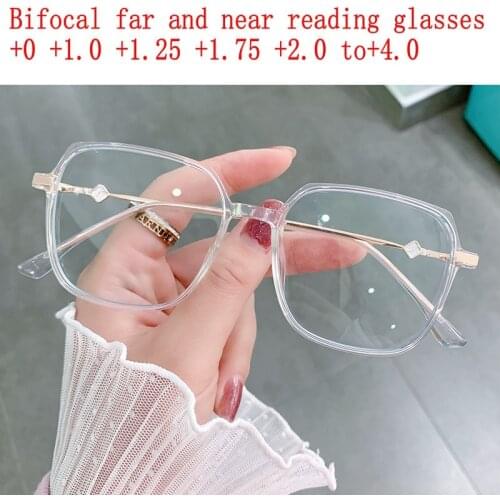 Transition Sunglasses Photochromic Bifocal Glasses women men Multifocal Reading Eyeglasses Presbyopic Glasses Frame NX