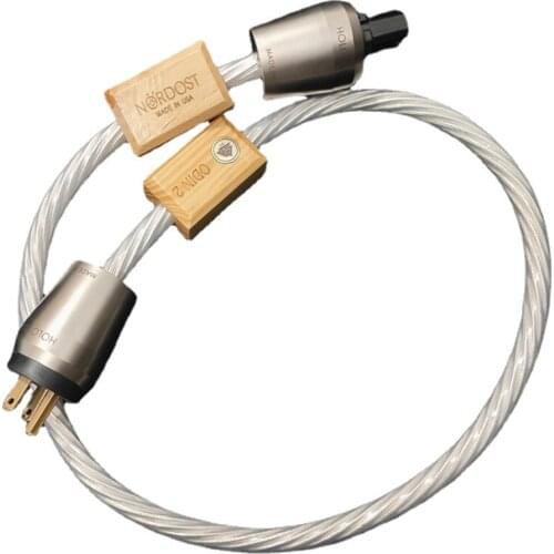 Odin 2 Supreme Reference Fever Grade Hifi Power Cable Seven Silver Plated 14AWG Audio Cords US / EU Version Plug