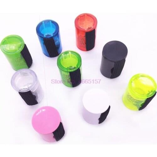 By DHL 200pcs Rhythm Sand Shaker Music Finger Ring Finger Shot for Ukulele Guitar Accessories