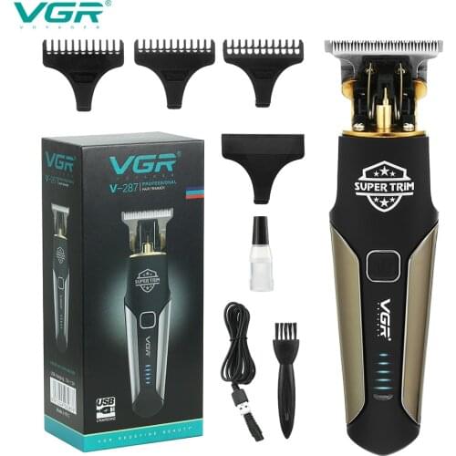 VGR Professional Hair Trimmer Barber for Men Electric Beard Trimmers Hair Clipper Portable Rechargeable Hair Cutting Machine