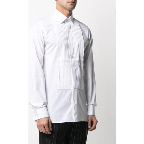 S-6XL 2021 New Men Womens clothing Hair Stylist Show Long Sleeve leated front Shirt Plus size costumes