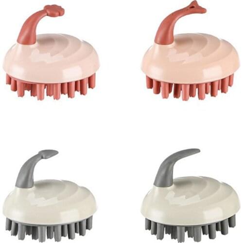 Shower Hair Comb Shampoo Silicone Head Body Scalp Massage Brush Care Tool Portable Shampoo Brush Hair Bath Spa Brush Care Comb