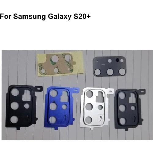 For Samsung Galaxy S20+ Rear Back Camera Glass Lens +Camera Cover Circle Housing Parts test good For Samsung Galaxy S 20 Plus