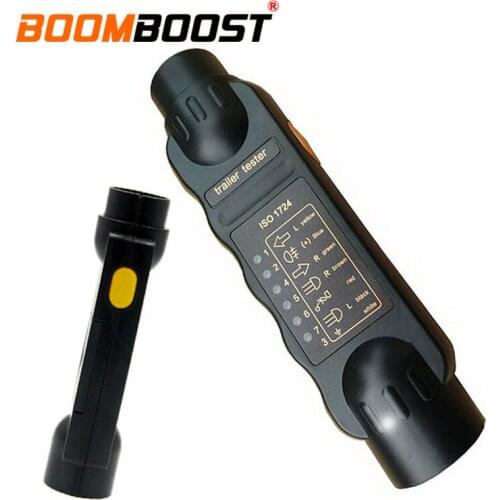 Circuit Plug Socket Tester High Quality Free ShippingPromotion price 7 Pin Vehicle Car Towing Trailer Light