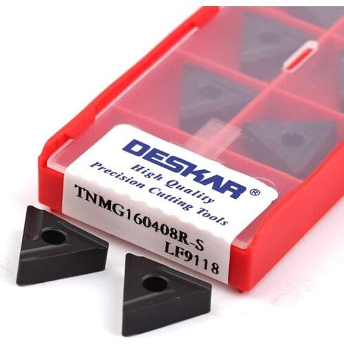 TNMG160404R-S LF9118 TNMG160408R-S LF9118 Good wear resistance Carbide inserts Steel turning tool CNC lathe tool Turning inserts