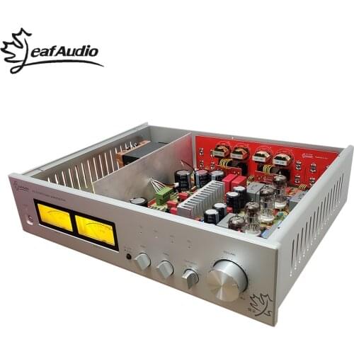 AkLIAM Tube Amplifier ARC LS22 Dual VU Meter 6N11 Fully Balanced Amp Upgradeable Class A Preamp for Home Theater