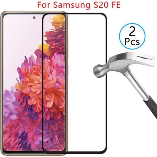 9d screen protector tempered glass case for samsung s20 fe cover on galaxy s20fe s 20 20s ef fan edition 4g 5g phone coque bag