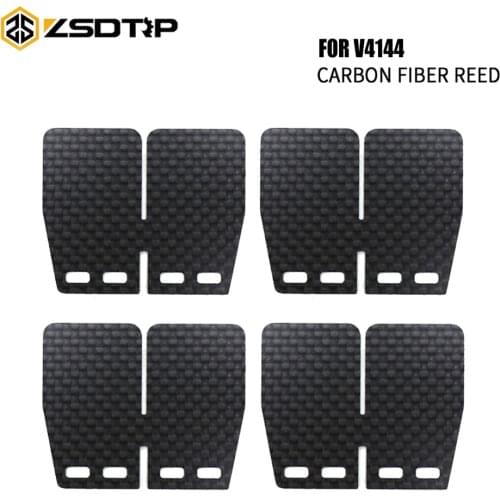ZSDTRP 10/20PCS V4144-1 Intake Reed Valve Carbon Fiber Reed Plate For Yamaha YFZ350 Banshee350 RX135 RXZ135 YZ125 DT175 RD350