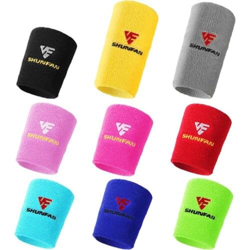 1 Pair Multi Color Fitness Gym Sports Protection Wristband Support Towel Wrist Wraps 2021