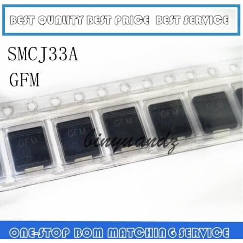 10PCS SMCJ33A GFM SMCJ40A GFR SMCJ13A GEG SMCJ36CA BFP SMCJ26A GFE SMCJ70CA GGP DO-214AB Transient Suppression Diode