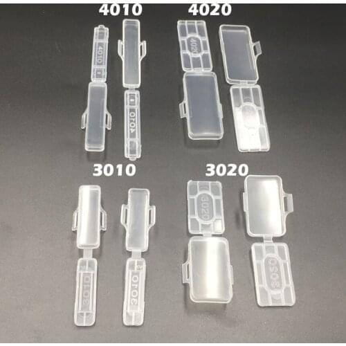100pcs 4010 40x10mm 40*10 4020 40x20mm 40*20 Transparent Clear Waterproof Wire Sign Cable Tie Marker Labeled Tag Box