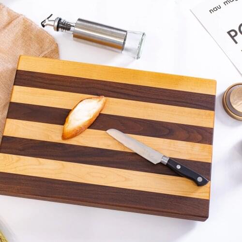 2021 new cutting board black walnut + maple
