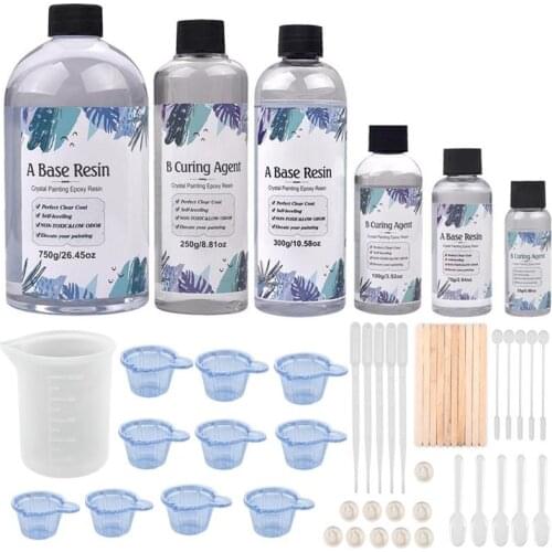 3:1 AB Epoxy Resin Glue Transparent Fast Curing Resin Glue DIY Porcelain Painting Crystal Photo Frame Epoxy Resin Mold Making