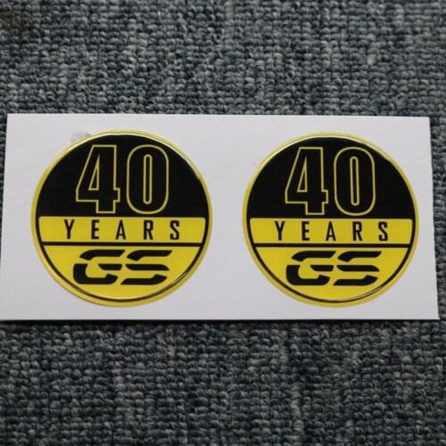 3D Resin Motorcycle Tank Pad 40 Years Sticker Case for BMW F700GS F800GS F850GS G310GS F650GS R1200GS R1250GS Decals