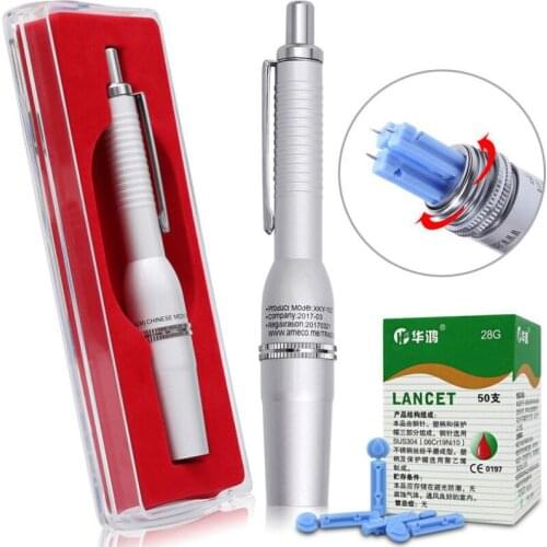 500 Lancet Needles for Medical Blood Glucose Testing Pen Disposable Sterile Lancets Blood Lancet Dedicated 23g 26g 28G 30G