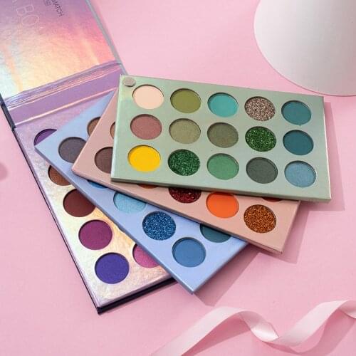 60 Colors Eyeshadow Palette 4 Layers Pearlescent Matte Silky Powder Multi-color Waterproof Long Lasting Eye Shadow Eyes Makeup