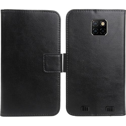For Doogee S88 Pro 6.3" Case Solid Color Wallet Flip Cover Leather Cell Phone Case For Doogee S88 Pro Coque