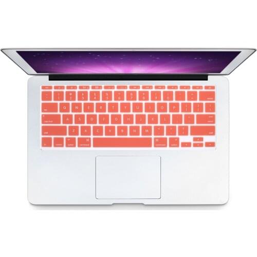 Colorful Soft Silicone English US Version Keyboard Cover Skin For Apple MacBook Air 11 Mac Air 11.6 inch Keyboard A1465 A1370