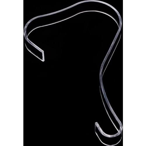 Clear Acrylic Shoes Display Rack Stand Shoes Store Holder Plastic Hanging Hook