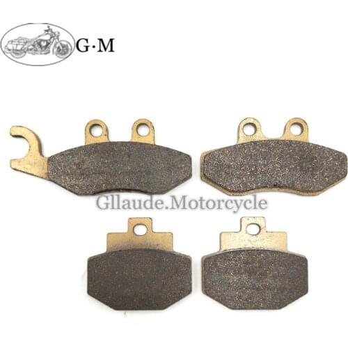 Motorcycle Front / Rear Brake Pads Sets For VESPA 946 Special 13-15 GTS250 ie 05-11 GT125 L Granturismo Heng Tong Caliper 03-06