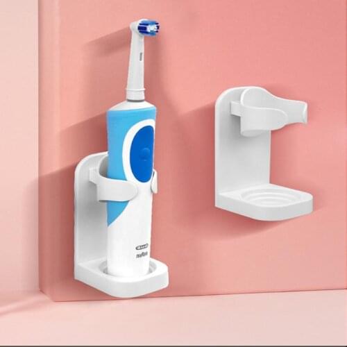 White Toothbrush Holder For Bathroom Accessories Door Wall Hanger Hook Strong Self Adhesive Holder For Tooth Brush Stickers