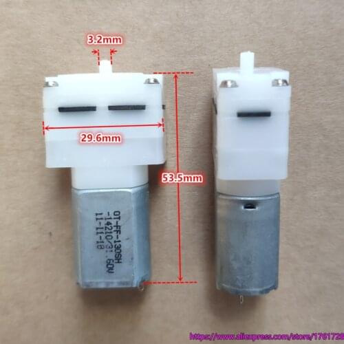 Micro 130 air pump DC3V 4.2V 5V diaphragm pump FF-130SH orifice 3.2mm blood pressure pump
