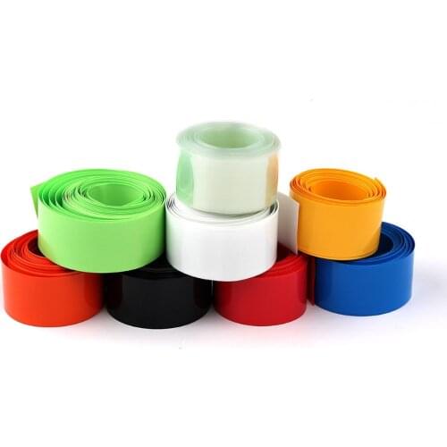 PVC Heat Shrink Tube 5m*18.5mm Sleeves Wrap Wire Kits For 18650 18500 Battery Shrinkable Tube