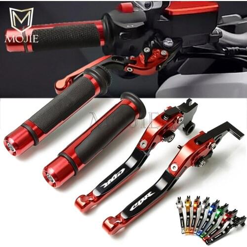 Motorcycle CNC Brake Clutch Lever Handle Grips Handlebars For Honda CBR250 CBR 250 MC19 MC22 1988-1994 1989 1990 1991 1992 1993