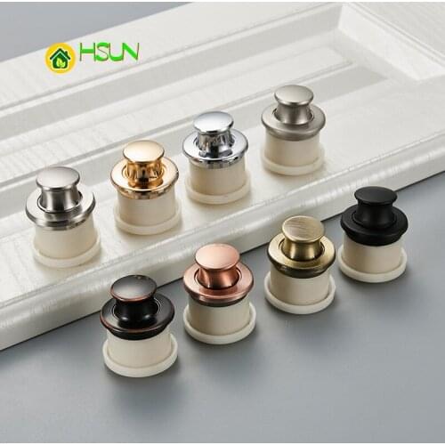 Tatami Furniture Handle Embedded Insert Invisible Silver Black Hidden Spring Knob