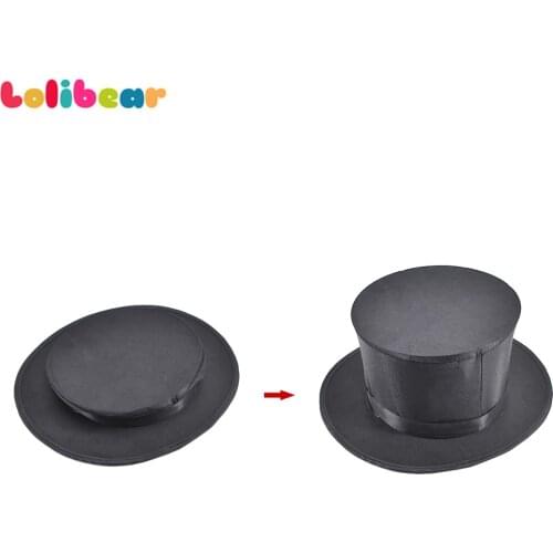 Magic Folding Spring Hat Top Hat Magic Triks Funny Stage Magia Appearing/Vanishing Products Props Gimmick Professional Magicians
