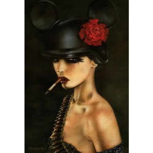 High quality Oil painting Canvas Reproductions dirtyland III by Brian M.Viveros Painting hand painted