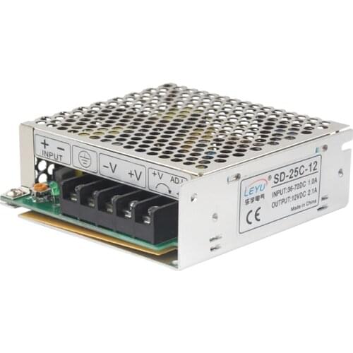 High quality 48V to 12V 2A dc dc converter 25W step down dc power supply