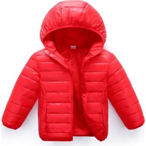 ZWY251 boys winter down jacket for girls white down parkas 90% down warm Ultra light children coat big boys girls clothes 3-11Y