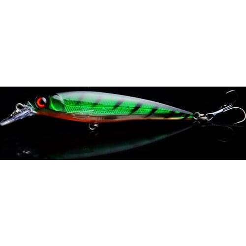 1PCS Minnow Fishing Lure Laser Hard Artificial Bait 3D Eyes 11cm 13.1g Fishing Wobblers Crankbait Minnows Pesca 0-2M