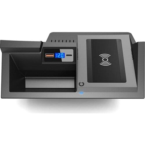 15W Car QI Wireless Charger Phone Charger Charging Phone Holder for Mazda CX5 CX-5 2017-2020