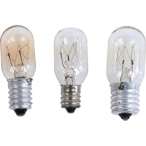 15W High Temperature Oven Bulb 300 Celsius Degree Microwave Light E12/E14/E17 Toaster/Steam Bulb Light 230V 360LM