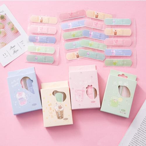 20pcs/set Waterproof Cartoon Kids Band Aid Adhesive Bandage Wound Brace Support Plaster Kits First Aid Emergency