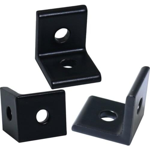 2020 4040 4545 Brackets Corner fitting angle aluminum L Connector bracket fastener for 20S 40S 45S Industrial Aluminum Profile