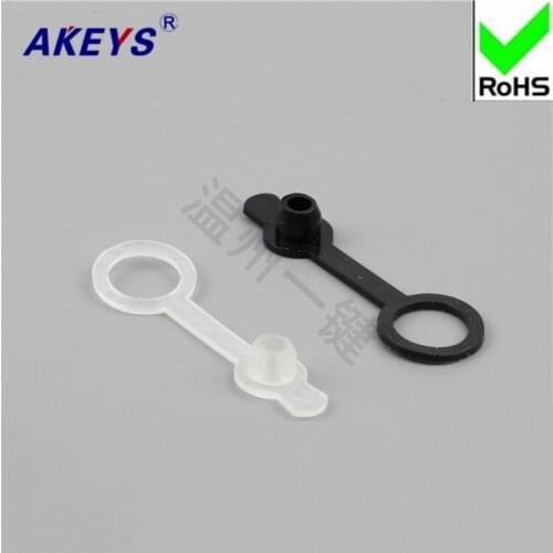 30pcs DC-022 Dust Cap Waterproof Cap Circular Plastic Key Cap Does Not Include Key Switch