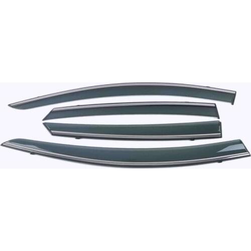 Car Styling 4 Pieces Rain Guards Side Window Visor Cover Trim For Ford Mondeo MK4 2010-2013