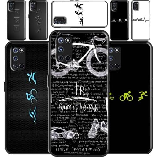 Triathlon Tri Life Case For OPPO A72 A52 A15 A91 A83 A3S A5S A5 A9 A53 A31 2020 F5 F7 Find X2 X3 Pro Cover