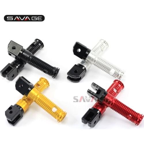 Foot Pegs Adapters For DUCATI MONSTER 659 696 796 1100 S EVO Motorcycle Accessories CNC Aluminum Passenger Footrest Rider