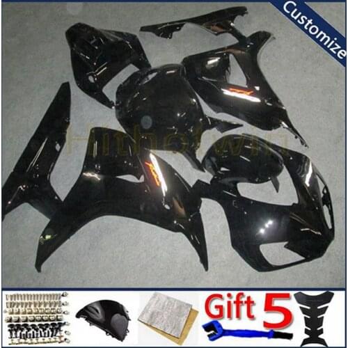 Motorcycle bodywork kit For CBR1000RR 2006 2007 CBR 1000 RR 06 07 ABS motorcycle fairing Injection mold black