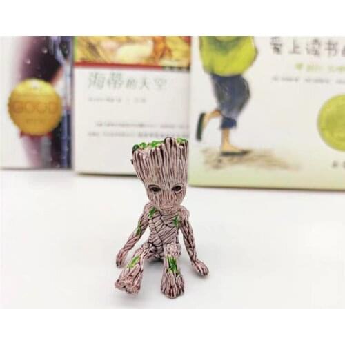 1Pcs Miniature PVC Toys model Little Tree Man Figurines loveliness Cartoon Anime Model Collectible Gift Desk Decoration