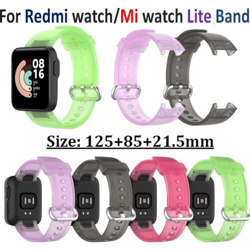Newest Sport Silicone Strap Band for Redmi watch Bands Replacement Wristband for Mi watch lite Bracelet Accessories Watchband