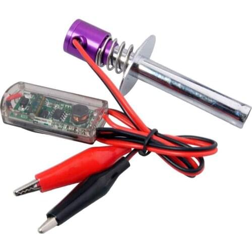 New 6-24V Electronic Glow Plug Starter Igniter Upgraded Part for 1/10 1/8 HSP RC Car